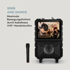 CenterStage 8 Mobiler Karaoke-Lautsprecher, 40 W, 14,1" Display, Funk-Mikro -Outdoor Grills Verkaufsgeschäft 10032834 de 0003 logo