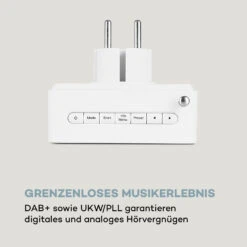 DigiPlug DAB Steckdosen-Radio, DAB+, UKW/PLL, BT, LCD-Display, Weiß -Outdoor Grills Verkaufsgeschäft 10032857 de 0003 logo