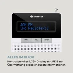 DigiPlug DAB Steckdosen-Radio, DAB+, UKW/PLL, BT, LCD-Display, Weiß -Outdoor Grills Verkaufsgeschäft 10032857 de 0005 logo