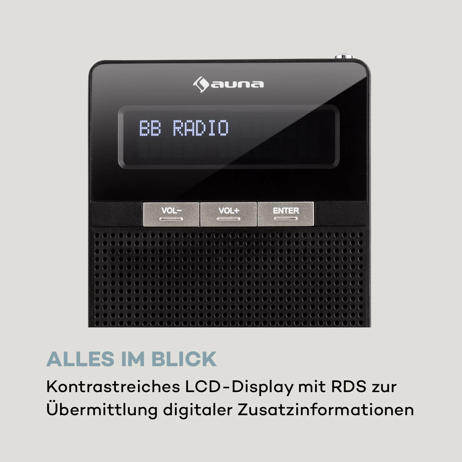 DigiPlug DAB Steckdosen-Radio, DAB+, UKW/PLL, BT, LCD-Display, Schwarz 5 DigiPlug DAB Steckdosen-Radio, DAB+, UKW/PLL, BT, LCD-Display, Schwarz – Bild 5