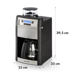 Aromatica II Duo Kaffeemaschine, Integriertes Mahlwerk, 1,25 L Silber -Outdoor Grills Verkaufsgeschäft 10032865 yy 0011 logo Klarstein Aromatica II Duo Kaffeemaschine schwarz