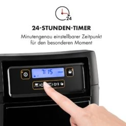 Aromatica II Set Kaffeemaschine, Mahlwerk, 1,25 L, Schwarz -Outdoor Grills Verkaufsgeschäft 10032874 de 0005 logo