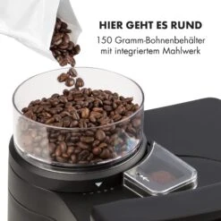 Aromatica II Set Kaffeemaschine, Mahlwerk, 1,25 L, Schwarz -Outdoor Grills Verkaufsgeschäft 10032874 de 0008 logo