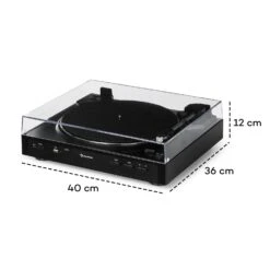 Fullmatic Vollautomatischer Plattenspieler USB Vorverstärker Schwarz -Outdoor Grills Verkaufsgeschäft 10032888 yy 0009 logo auna Fullmatic vollautomatischer Plattenspieler schwarz reedit