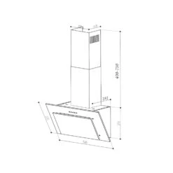 Athena Dunstabzugshaube 60cm Abluft: 350 M³/h LED Edelstahl -Outdoor Grills Verkaufsgeschäft 10032904 yy 0010 logo