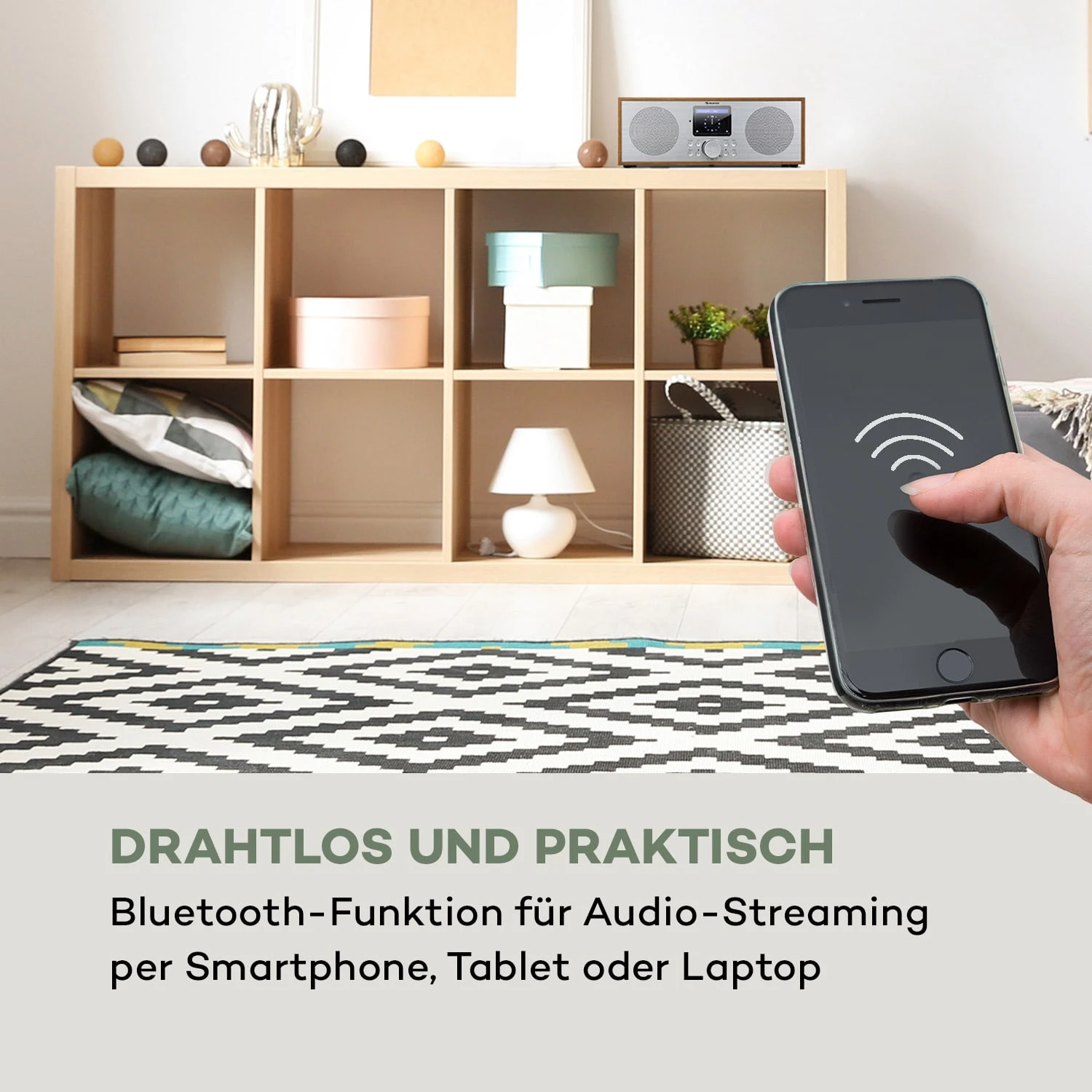 Silver Star Stereo Internet DAB+/UKW Radio, WiFi, BT, DAB+/UKW, Eiche 5 Silver Star Stereo Internet DAB+/UKW Radio, WiFi, BT, DAB+/UKW, Eiche – Bild 5