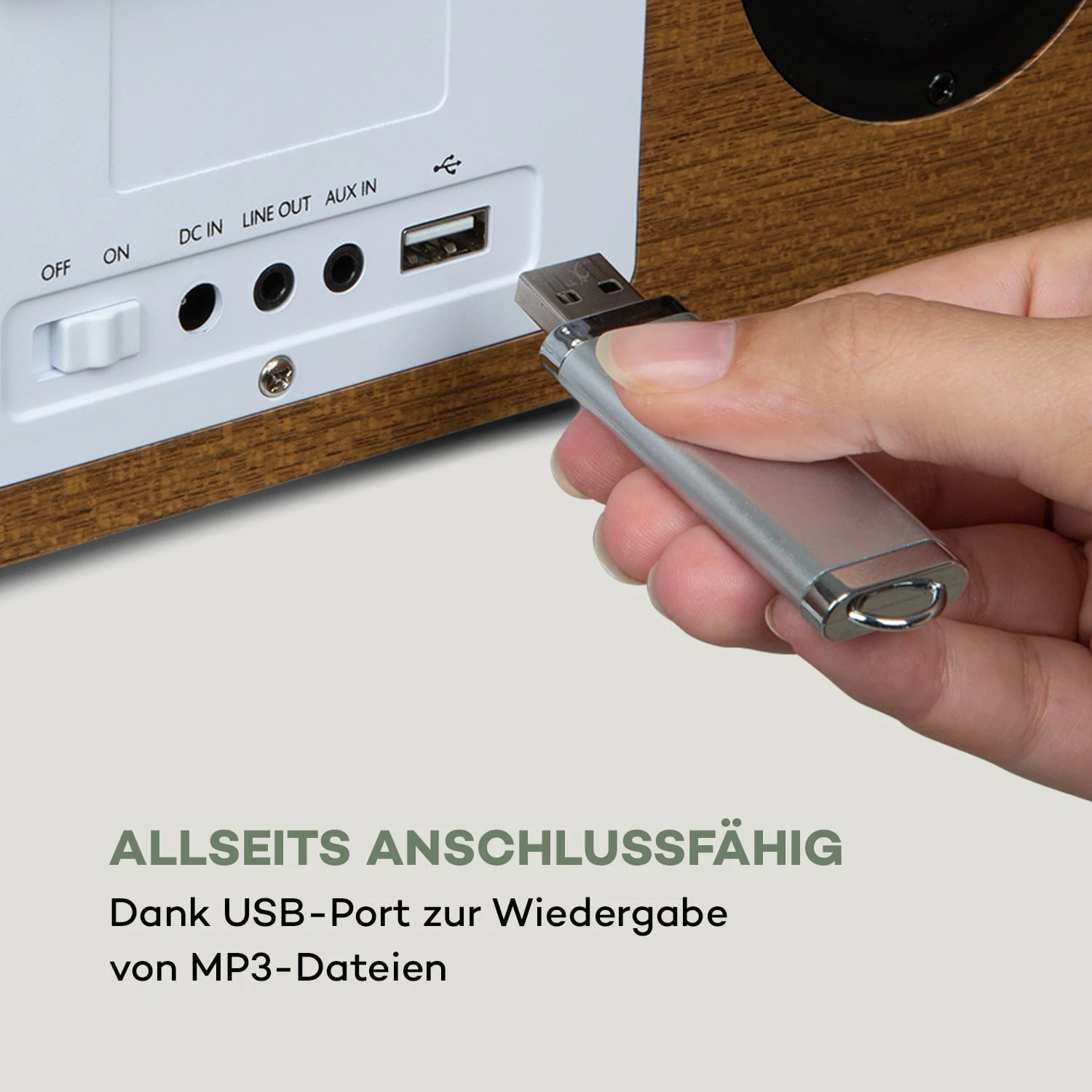 Silver Star Stereo Internet DAB+/UKW Radio, WiFi, BT, DAB+/UKW, Eiche 7 Silver Star Stereo Internet DAB+/UKW Radio, WiFi, BT, DAB+/UKW, Eiche – Bild 7