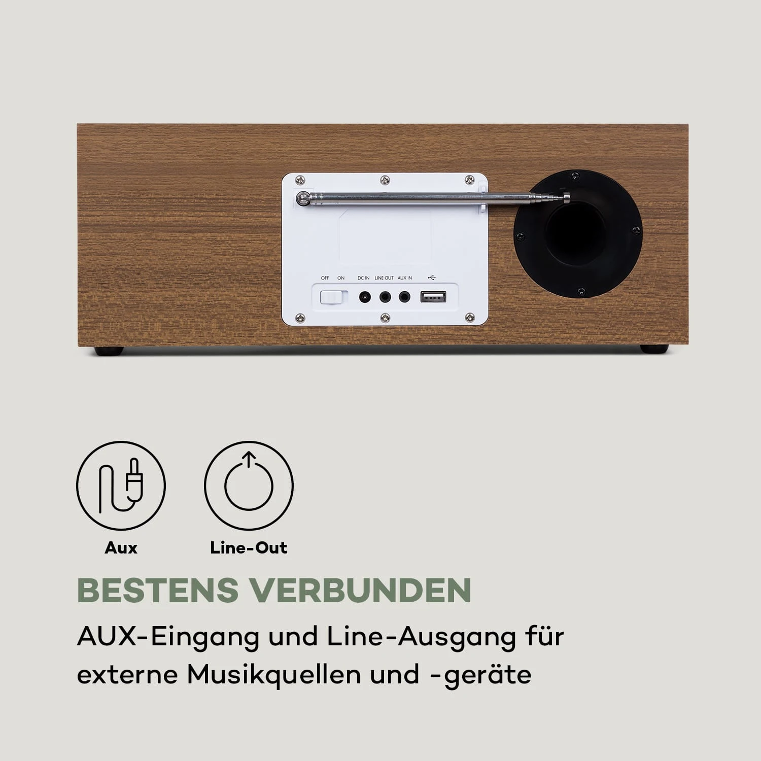 Silver Star Stereo Internet DAB+/UKW Radio, WiFi, BT, DAB+/UKW, Eiche 9 Silver Star Stereo Internet DAB+/UKW Radio, WiFi, BT, DAB+/UKW, Eiche – Bild 9