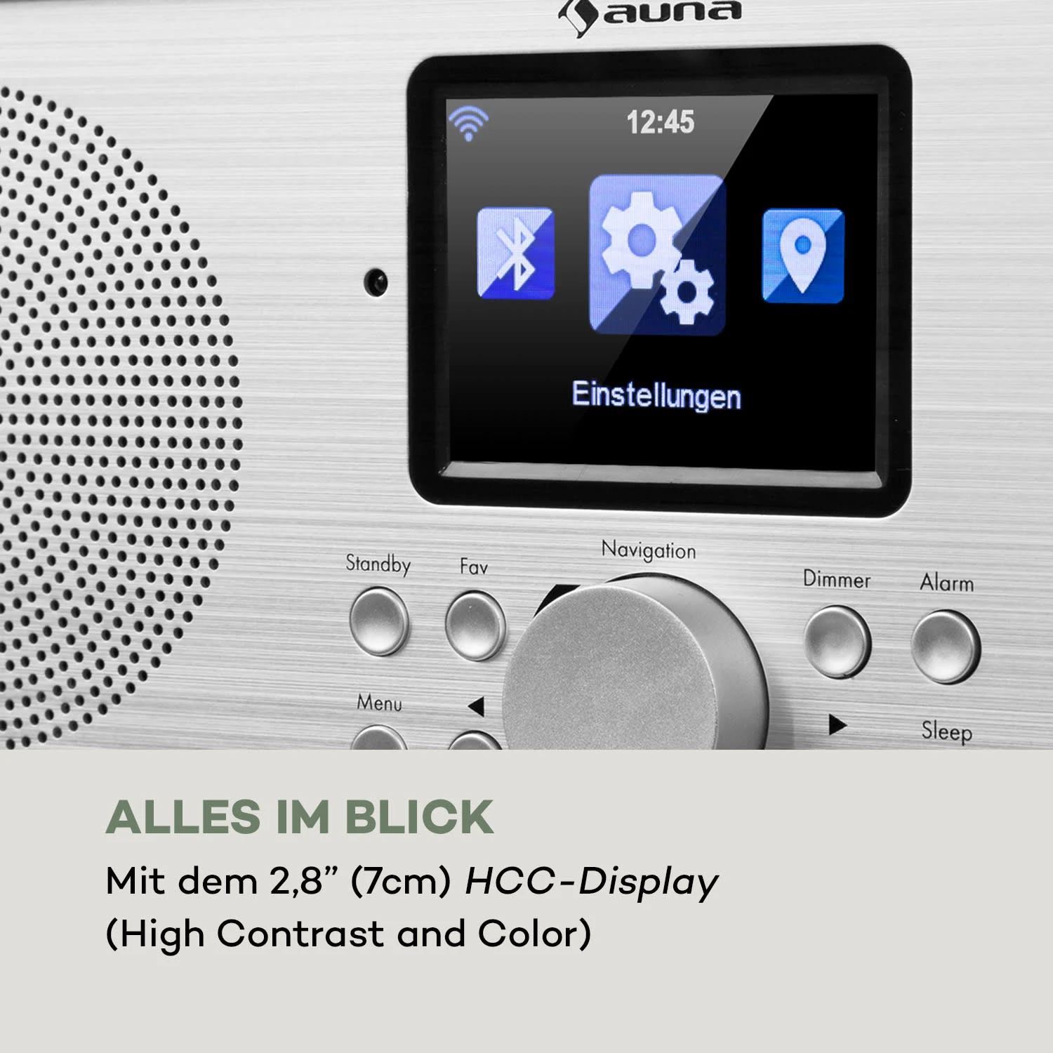 Silver Star Stereo Internet DAB+/UKW Radio, WiFi, BT, DAB+/UKW, Weiß 6 Silver Star Stereo Internet DAB+/UKW Radio, WiFi, BT, DAB+/UKW, Weiß – Bild 6