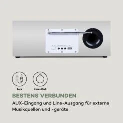 Silver Star Stereo Internet DAB+/UKW Radio, WiFi, BT, DAB+/UKW, Weiß 18 Silver Star Stereo Internet DAB+/UKW Radio, WiFi, BT, DAB+/UKW, Weiß -Outdoor Grills Verkaufsgeschäft 10032917 de 0009 logo