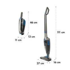 TurboHybrid Staubsauger Boden- Und Handstaubsauger Anthrazit/blau -Outdoor Grills Verkaufsgeschäft 10032945 yy 0010 logo Klarstein TurboHybrid Staubsauger anthrazit blau