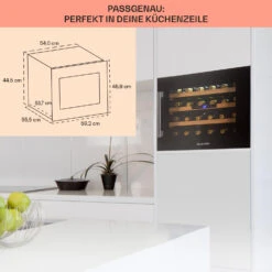 Vinsider 24 Built-In Uno Onyx Einbau-Weinkühlschrank 24 Flaschen 57 L -Outdoor Grills Verkaufsgeschäft 10032965 de 0005 usp
