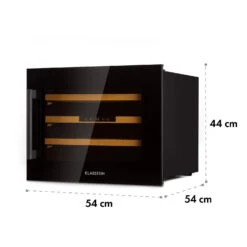 Vinsider 24 Built-In Uno Onyx Einbau-Weinkühlschrank 24 Flaschen 57 L -Outdoor Grills Verkaufsgeschäft 10032965 yy 0011 dimensions