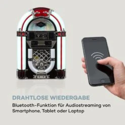 Arizona Jukebox, BT, UKW-Radio, USB, SD, MP3, CD-Player, Schwarz -Outdoor Grills Verkaufsgeschäft 10032977 de 0003 logo