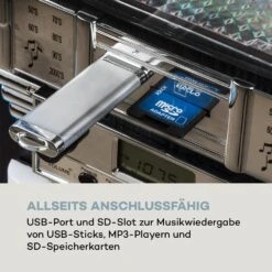 Arizona Jukebox, BT, UKW-Radio, USB, SD, MP3, CD-Player, Schwarz -Outdoor Grills Verkaufsgeschäft 10032977 de 0004 logo