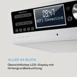 Intelligence DAB+ Küchenradio, Alexa-VoiceControl, Spotify, BT, Weiß -Outdoor Grills Verkaufsgeschäft 10033001 de 0005 logo