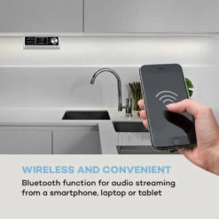 Intelligence DAB+ Küchenradio, Alexa-VoiceControl, Spotify, BT, Silber -Outdoor Grills Verkaufsgeschäft 10033002 uk 0006 logo