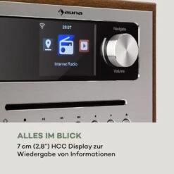 Silver Star CD Cube Radio Bluetooth HCC Display Wood Brown -Outdoor Grills Verkaufsgeschäft 10033003 de 0006 logo