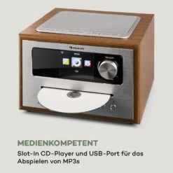 Silver Star CD Cube Radio Bluetooth HCC Display Wood Brown -Outdoor Grills Verkaufsgeschäft 10033003 de 0008 logo