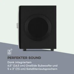 Concept 520 5.1 Lautsprechersystem 75W RMS OneSide Subwoofer BT USB SD -Outdoor Grills Verkaufsgeschäft 10033066 de 0005 logo
