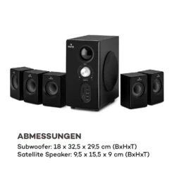 Concept 520 5.1 Lautsprechersystem 75W RMS OneSide Subwoofer BT USB SD -Outdoor Grills Verkaufsgeschäft 10033066 de 0009 logo