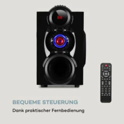 X-Gaming 5.1 Surround-Audiosystem 380Wmax. OneSide Subwoofer BT USB SD -Outdoor Grills Verkaufsgeschäft 10033070 de 0005 logo
