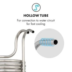 Chiller 12 Eintauchkühler Ø21,5 Cm 18 Schleifen 304 Edelstahl -Outdoor Grills Verkaufsgeschäft 10033082 yy 0004 logo Klarstein Chiller 12 Eintauchkuehler 18 Schleifen