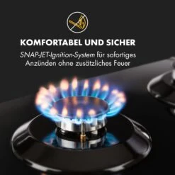 Ignito Domino Gaskochfeld 2-flammig Sabaf-Brenner Glaskeramik Schwarz -Outdoor Grills Verkaufsgeschäft 10033131 de 0005 logo