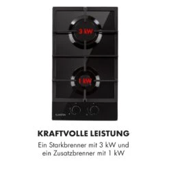 Ignito Domino Gaskochfeld 2-flammig Sabaf-Brenner Glaskeramik Schwarz -Outdoor Grills Verkaufsgeschäft 10033131 de 0006 logo