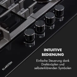 Ignito 4 Zonen Gaskochfeld 4-flammig Sabaf-Brenner Glaskeramik Schwarz -Outdoor Grills Verkaufsgeschäft 10033132 de 0004 logo