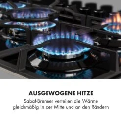 Ignito 5 Zonen Gaskochfeld 5-flammig Sabaf-Brenner Glaskeramik Schwarz -Outdoor Grills Verkaufsgeschäft 10033133 de 0003 logo