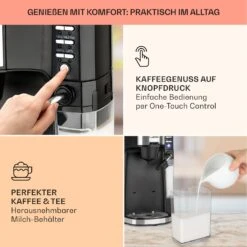Baristomat 2-in-1-Heißgetränkeautomat Kaffee Tee Milchschaum -Outdoor Grills Verkaufsgeschäft 10033138 de 0003 usp