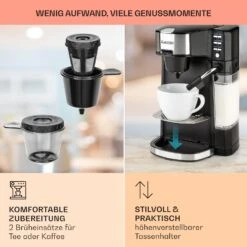 Baristomat 2-in-1-Heißgetränkeautomat Kaffee Tee Milchschaum -Outdoor Grills Verkaufsgeschäft 10033138 de 0006 usp