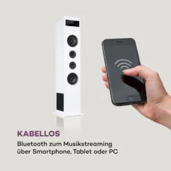 Karaboom 100 Turmlautsprecher 120W Max. Bluetooth 2 In 1 USB -Outdoor Grills Verkaufsgeschäft 10033148 de 0004 logo