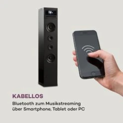 Karaboom 100 Wifi Turmlautsprecher Internetradio DAB+ BT 120W Schwarz 12 Karaboom 100 Wifi Turmlautsprecher Internetradio DAB+ BT 120W Schwarz -Outdoor Grills Verkaufsgeschäft 10033151 de 0005 logo