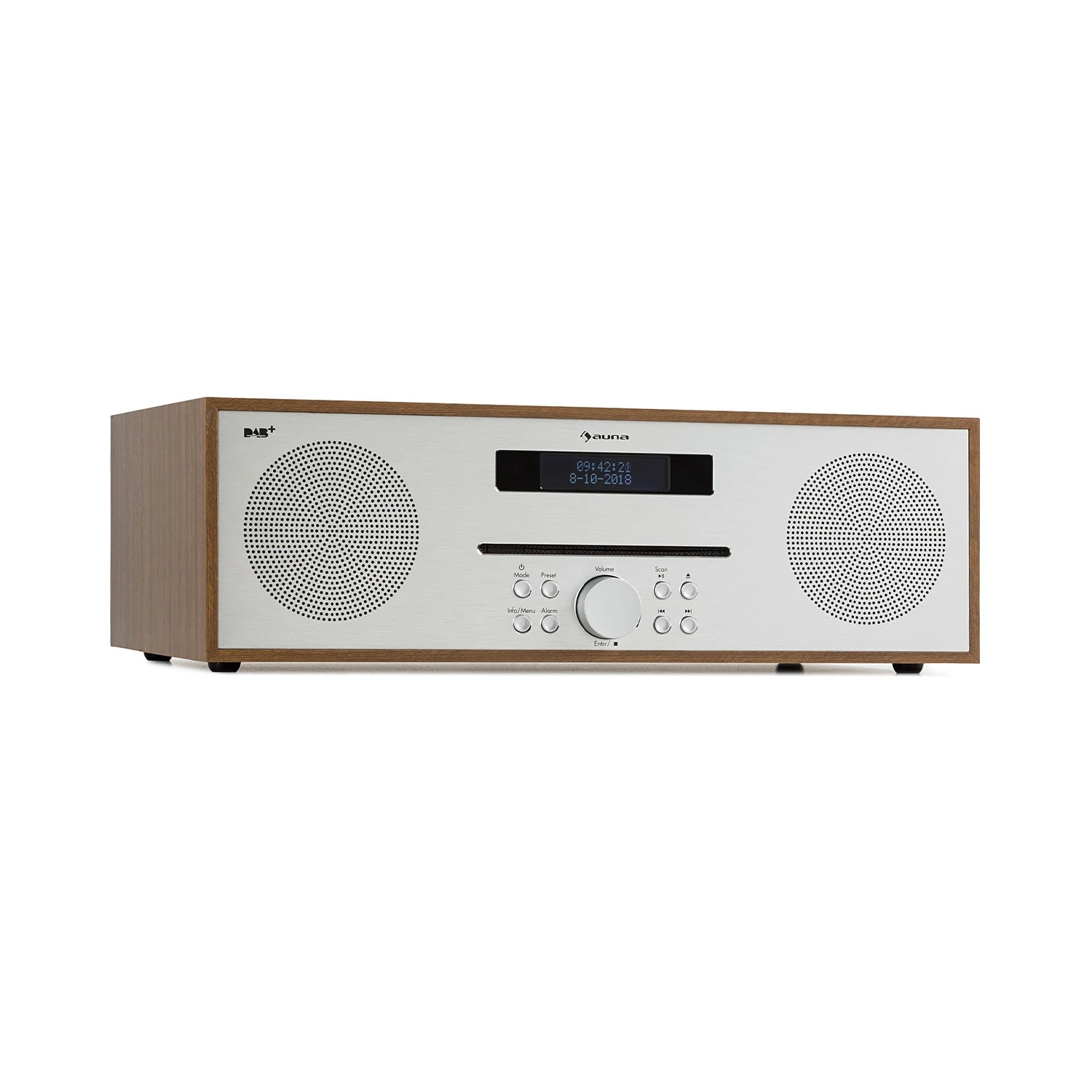 Silver Star CD-DAB 2x20W Max. Slot-In CD-Player DAB+ BT Alu Braun 1 Silver Star CD-DAB 2x20W Max. Slot-In CD-Player DAB+ BT Alu Braun