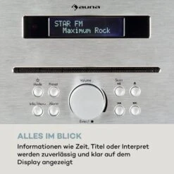Silver Star CD-DAB 2x20W Max. Slot-In CD-Player DAB+ BT Alu Weiß -Outdoor Grills Verkaufsgeschäft 10033163 de 0007 logo