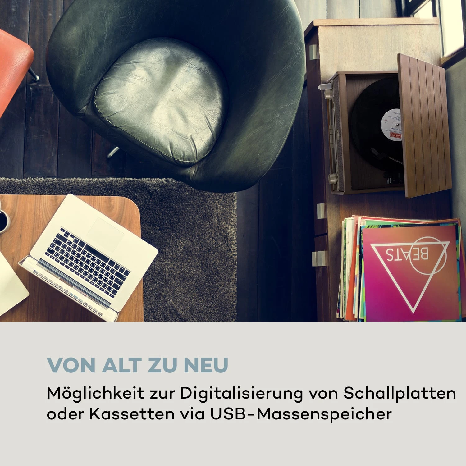 Belle Epoque 1910 Retro-Stereoanlage Plattenspieler CD Lautsprecher 4 Belle Epoque 1910 Retro-Stereoanlage Plattenspieler CD Lautsprecher – Bild 4