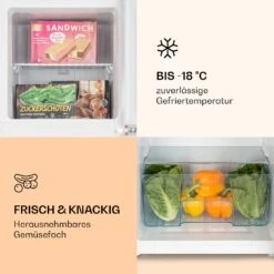 Audrey Kühl- & Gefrierkombination 97l/39l Retro-Look 2 Böden -Outdoor Grills Verkaufsgeschäft 10033193 de 0004 logo