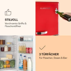 Audrey Kühl- & Gefrierkombination 97l/39l Retro-Look 2 Böden -Outdoor Grills Verkaufsgeschäft 10033193 de 0005 logo