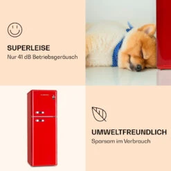 Audrey Kühl- & Gefrierkombination 97l/39l Retro-Look 2 Böden -Outdoor Grills Verkaufsgeschäft 10033193 de 0006 logo