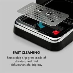 Espressionata Gusto Espressomaschine 1100W 15 Bar Druck Schwarz -Outdoor Grills Verkaufsgeschäft 10033209 yy 0006 logo Klarstein Espressionata Gusto Espressomaschine