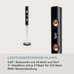 Areal Nobility 5.1-Surround-System 120W RMS BT USB AUX Fernbedienung -Outdoor Grills Verkaufsgeschäft 10033215 de 0003 logo