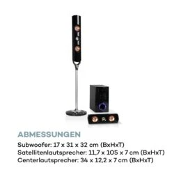 Areal Nobility 5.1-Surround-System 120W RMS BT USB AUX Fernbedienung -Outdoor Grills Verkaufsgeschäft 10033215 de 0008 logo