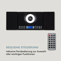 Wallie Microsystem CD-Player Bluetooth USB-Port Fernbedienung Schwarz -Outdoor Grills Verkaufsgeschäft 10033227 de 0003 logo