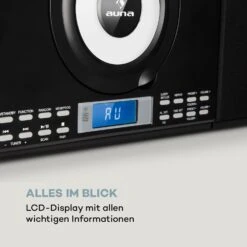 Wallie Microsystem CD-Player Bluetooth USB-Port Fernbedienung Schwarz -Outdoor Grills Verkaufsgeschäft 10033227 de 0007 logo