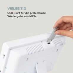 Wallie Microsystem CD-Player Bluetooth USB-Port Fernbedienung Weiß -Outdoor Grills Verkaufsgeschäft 10033228 de 0008 logo