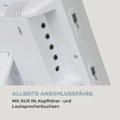 Wallie Microsystem CD-Player Bluetooth USB-Port Fernbedienung Weiß -Outdoor Grills Verkaufsgeschäft 10033228 de 0009 logo