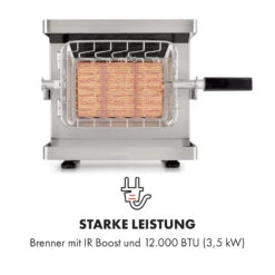 Crossfire Vertikaler Gasgrill 800°C Infrarot-Brenner 12.000 BTU Silber -Outdoor Grills Verkaufsgeschäft 10033288 de 0003 logo