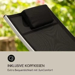 Sun Valley Sonnenliege Zusammenklappbar Kopfkissen Schwarz -Outdoor Grills Verkaufsgeschäft 10033307 de 0004 logo